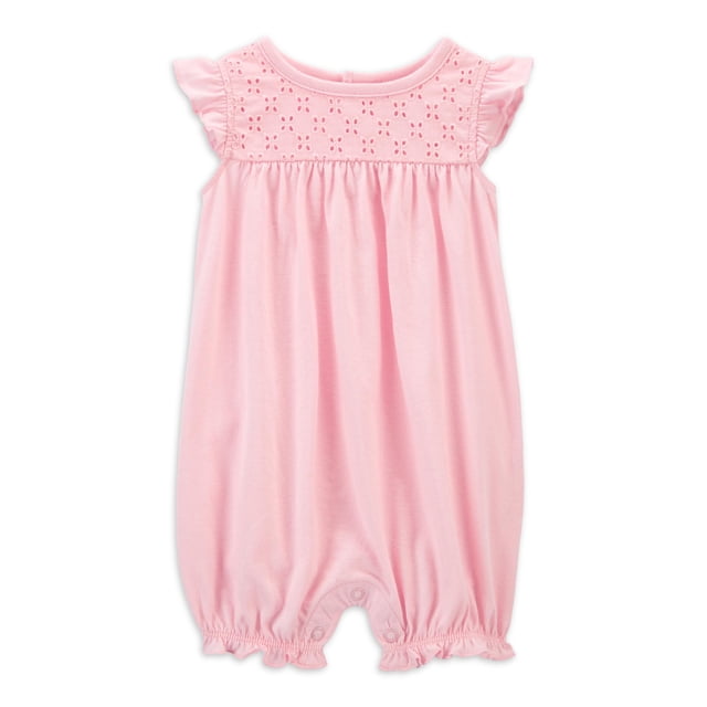 Carter's Rompers Carter's Child of Mine Baby Girl Romper, One-Piece, Sizes 0/3-24 Months ...
