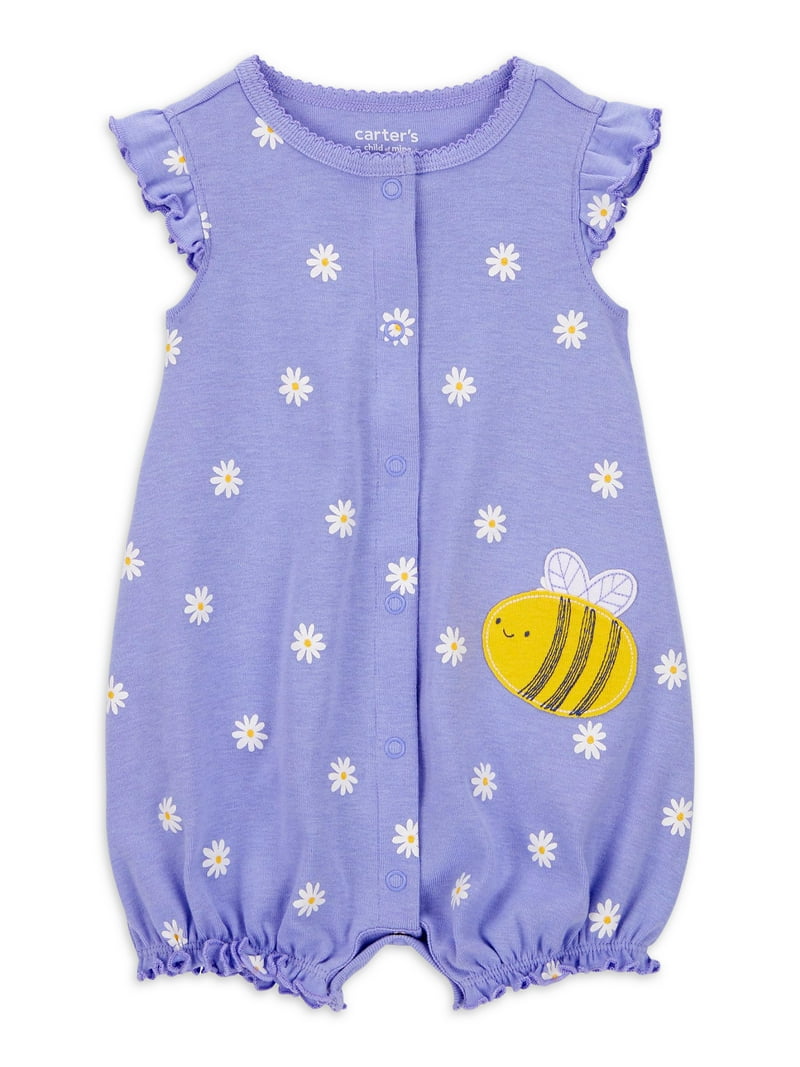 Carter's Child of Mine Baby Girl Romper, One-Piece, Sizes 0/3-24