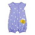 thumbnail image 1 of Carter's Child of Mine Baby Girl Romper, One-Piece, Sizes 0/3-24 Months, 1 of 5