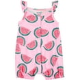 thumbnail image 1 of Carter's Child of Mine Baby Girl Romper, One-Piece, Sizes 0-3/24 Months, 1 of 5