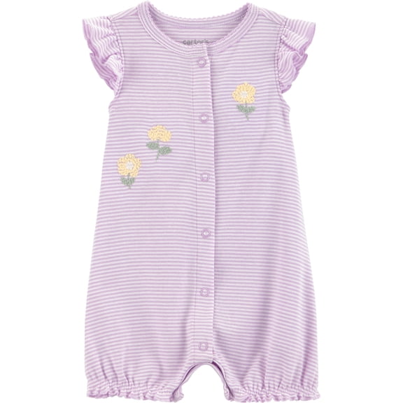 Carter's Child of Mine Baby Girl Romper, Sizes 0/3-24 Months