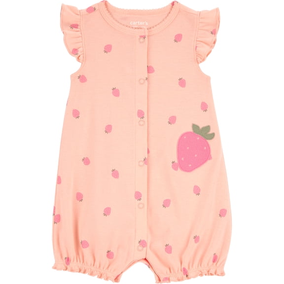 Carter's Child of Mine Baby Girl Romper, Sizes 0/3-24 Months