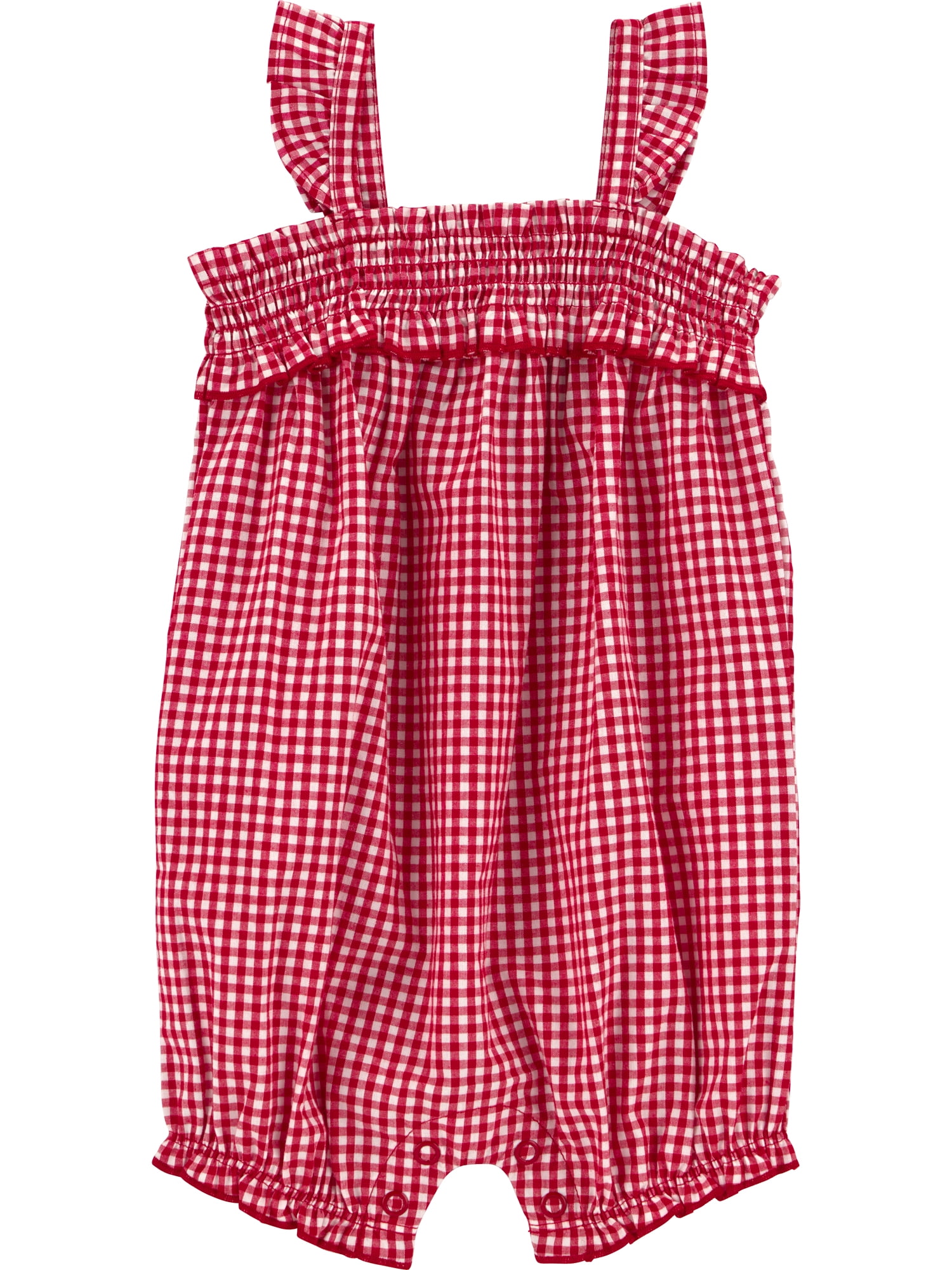 Carter's Child of Mine Patriotic Baby Girl Romper, Sizes 0/3-24 Months
