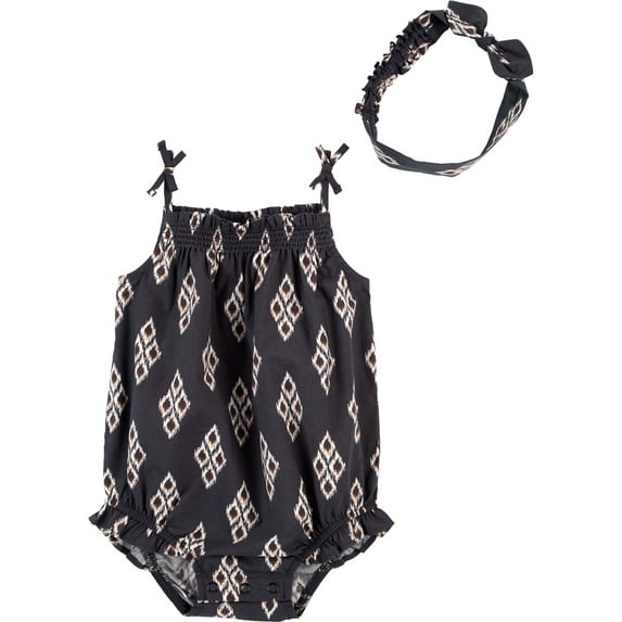 Carter's Child of Mine Baby Girl Romper and Headband, 2-Piece, Sizes 0/3-24 Months