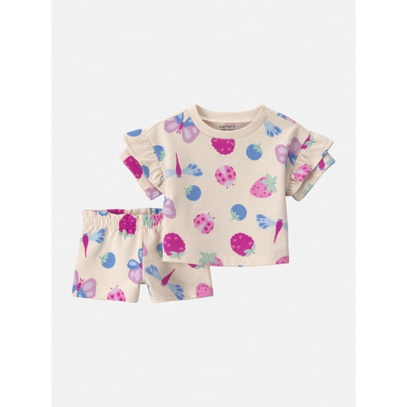 Carter's Child of Mine Baby Girl Short Set, 2-Piece, Sizes 0/3 Months -24 Months