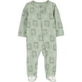 thumbnail image 1 of Carter's Child of Mine Baby Girl Sleep N Play, One-Piece, Sizes Preemie-6/9 Months, 1 of 6