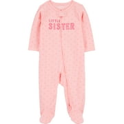 Carter's Child of Mine Baby Cotton One Piece Sleep N Play, Sizes Preemie-6/9 Months