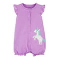 thumbnail image 1 of Carter's Child of Mine Baby Girl Solid One Piece, 1 of 1