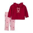 thumbnail image 1 of Carter's Child of Mine Baby Girl Top and Pant Outfit Set, 2-Piece, Sizes 0/3 - 24 Months, 1 of 6