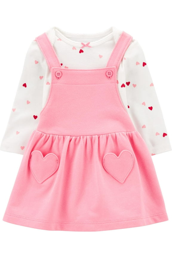 Baby Girl Valentine's Dress Set, 2-Piece, Sizes Newborn-12 Months