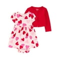 thumbnail image 1 of Carter's Child of Mine Baby Girl Valentine's Dress Set, 2-Piece, Sizes Newborn-12 Months, 1 of 6