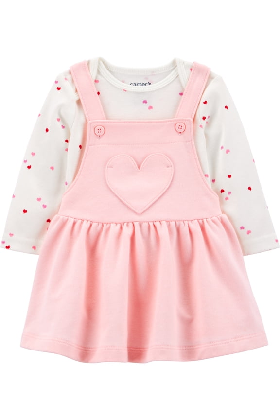Baby Girl Valentine's Dress Set, 2-Piece, Sizes Newborn-24 Months