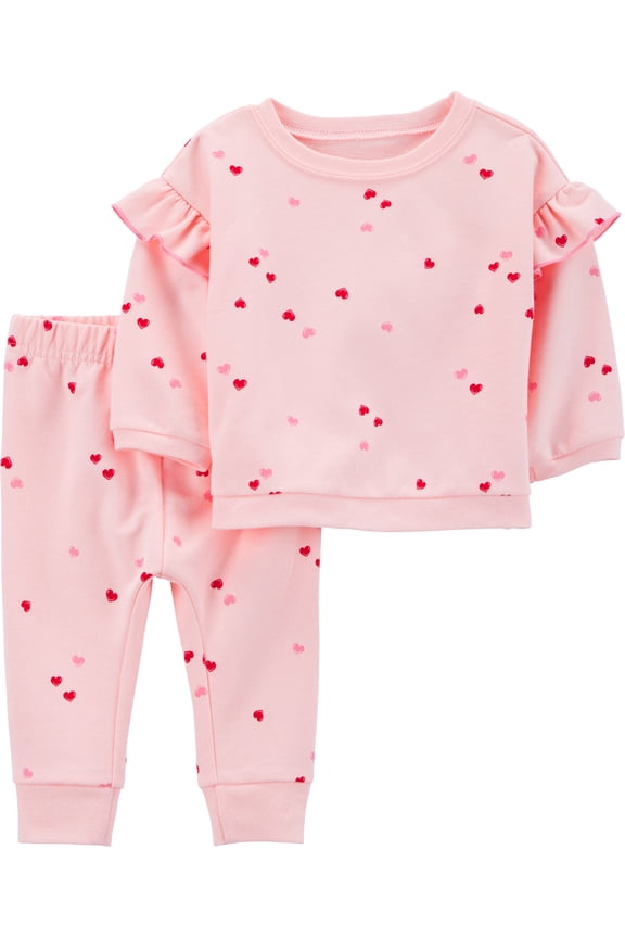 Baby Girl Valentine's Outfit Set, Sizes Newborn-12 Months