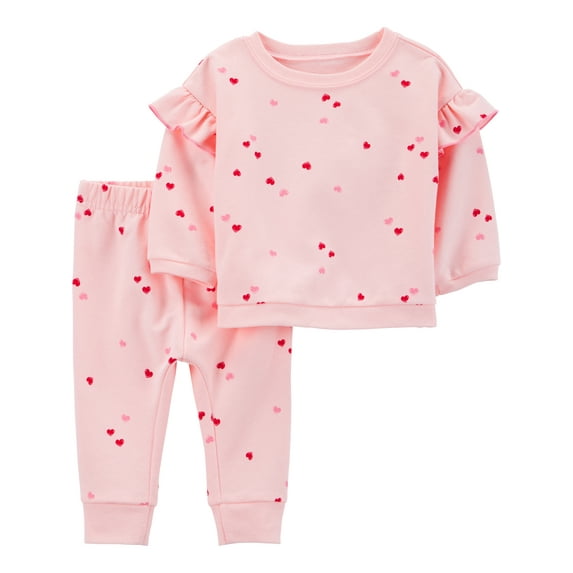 Carter's Child of Mine Baby Girl Valentine's Outfit Set, Sizes Newborn-12 Months