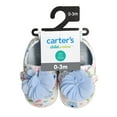 thumbnail image 1 of Carter’s Child of Mine Baby Girls Floral Low Top Sneakers, Sizes Newborn-3 Months, 1 of 7