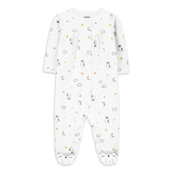 Carter's Child of Mine Baby Girls Owl Sleep N Play