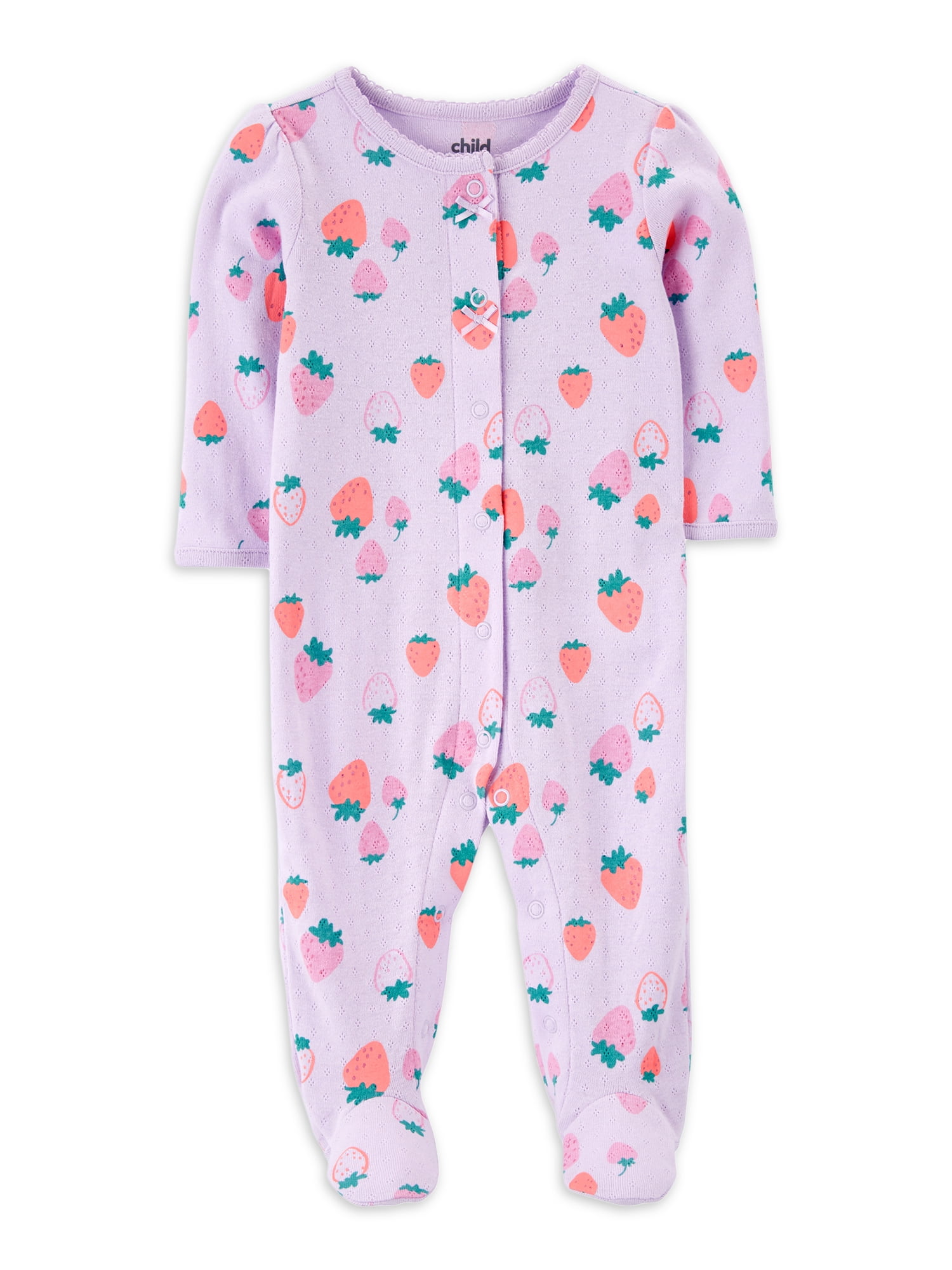 Carters strawberry pajamas sales