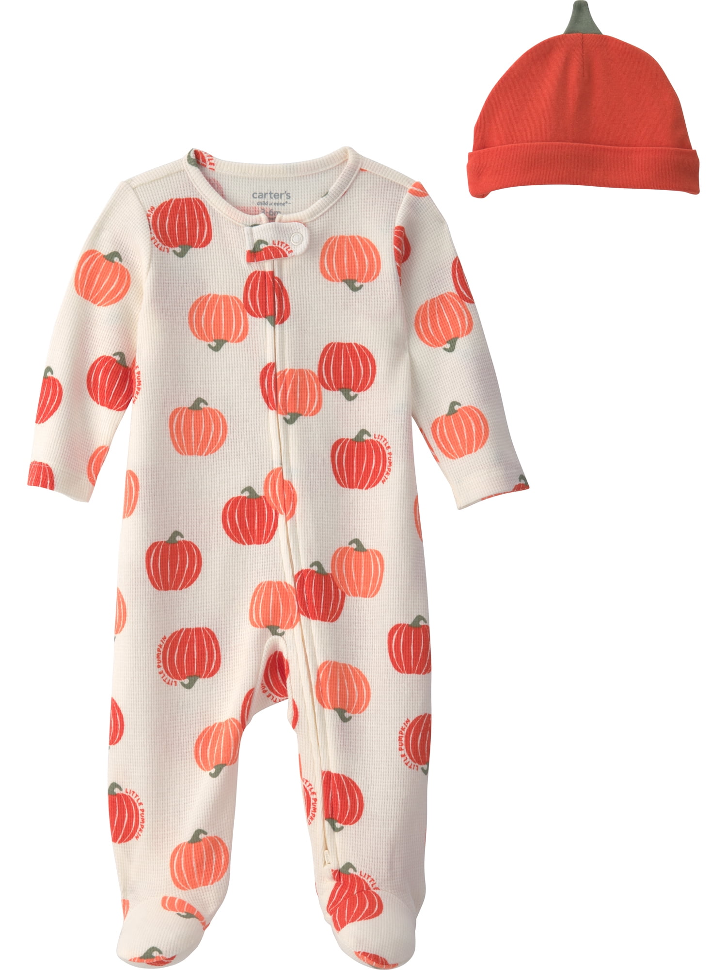 Carter's Child of Mine Baby Halloween Sleep 'N Play and Hat Set, 2-Piece, Sizes Preemie-6/9 Months