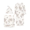 thumbnail image 1 of Carter's Child of Mine Baby Layette Gown Set, 3-Piece, Sizes Newborn-0/3 Months, 1 of 5
