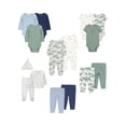 thumbnail image 1 of Carter's Child of Mine Baby Layette Outfit Set, 15-pack, Sizes Preemie-6/9 Months, 1 of 9