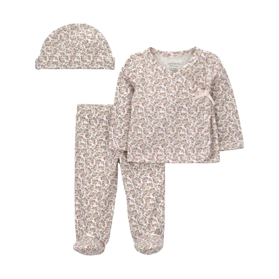 Carter's Child of Mine Baby Layette Outfit Set, 3-Piece, Sizes Preemie-6/9 Months