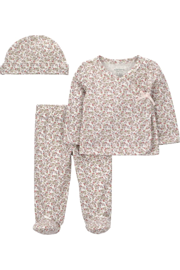 Baby Layette Outfit Set, 3-Piece, Sizes Preemie-6/9 Months