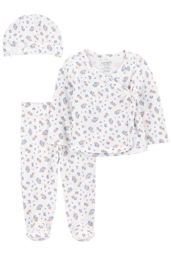 Baby Layette Outfit Set, 3-Piece, Sizes Preemie-6/9 Months