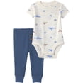 thumbnail image 1 of Carter's Child of Mine Baby Outfit Set, 2-Piece, Sizes 0/3-24 Months, 1 of 5