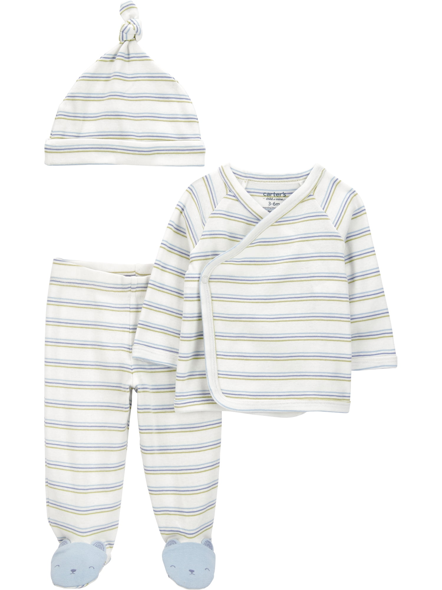 Carter's Child of Mine Baby Outfit Set, 3-Piece, Sizes Preemie-6/9 Months