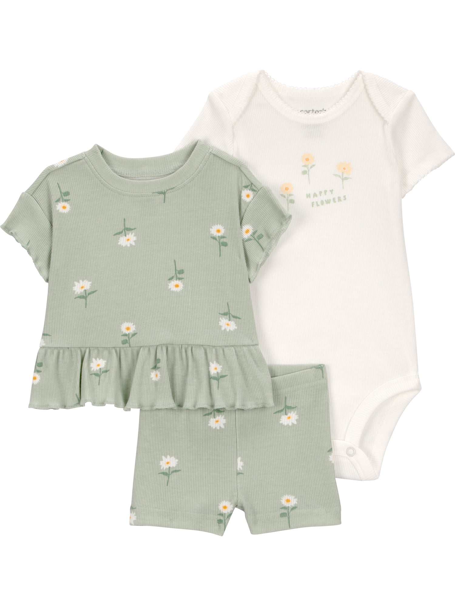 Carter's Child of Mine Baby Outfit Sets, 3-Piece, Sizes 0/3-24 Months