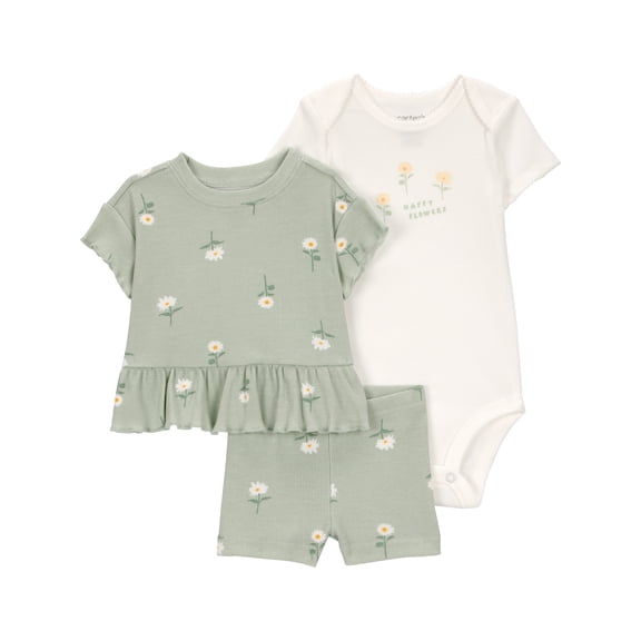 Carter's Child of Mine Baby Outfit Sets, 3-Piece, Sizes 0/3-24 Months