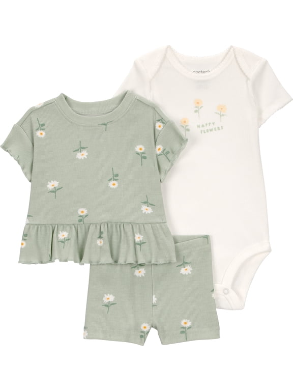 Baby Outfit Sets, 3-Piece, Sizes 0/3-24 Months
