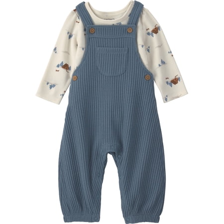 Carter's Child of Mine Baby Overall Set, 2-Piece, Sizes 0/3-24 Months