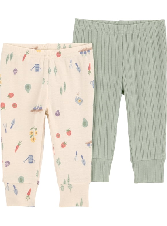 Baby Pants, 2-Pack, Sizes Preemie-24 Months