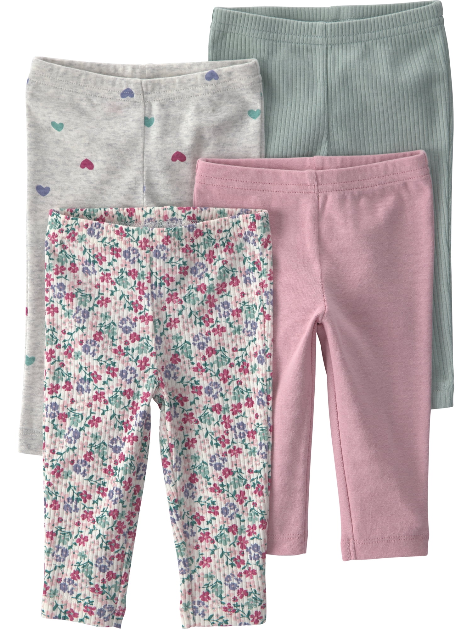 Carter's Child of Mine Baby Pants, Four-Pack, Sizes Preemie-12 Months