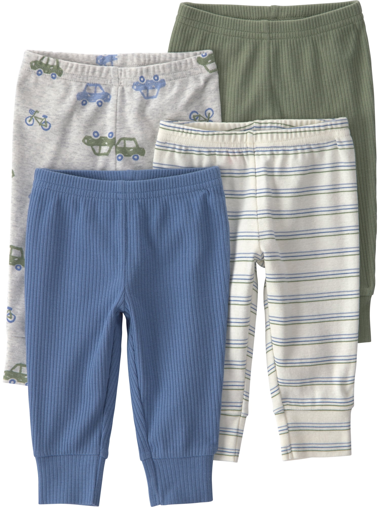 Carter's Child of Mine Baby Pants, Four-Pack, Sizes Preemie-12 Months