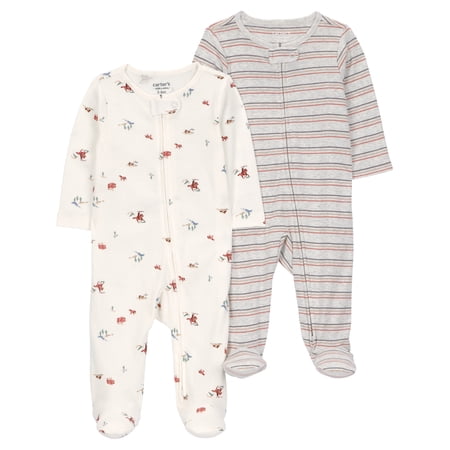 Carter's Child of Mine Baby Sleep 'N Play, 2-Pack, Sizes Preemie-6/9 Months