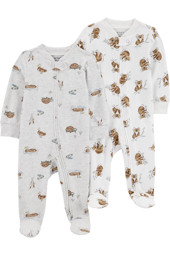 Baby Sleep N Play, 2-Pack, Sizes Preemie-6/9 Months