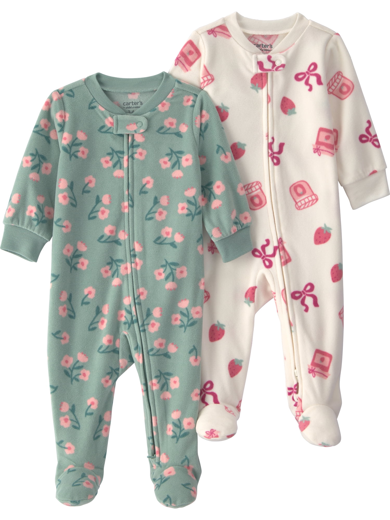 Carter's Child of Mine Baby Sleep 'N Play, 2-Pack, Sizes, Preemie-6/9 Months