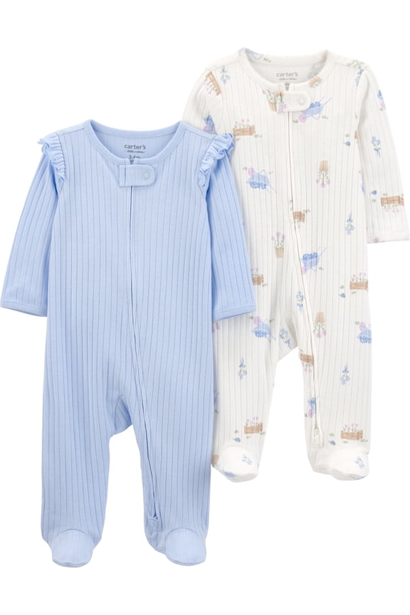 Baby Sleep 'N Play, 2-Pack, Sizes Preemie-6/9 Months