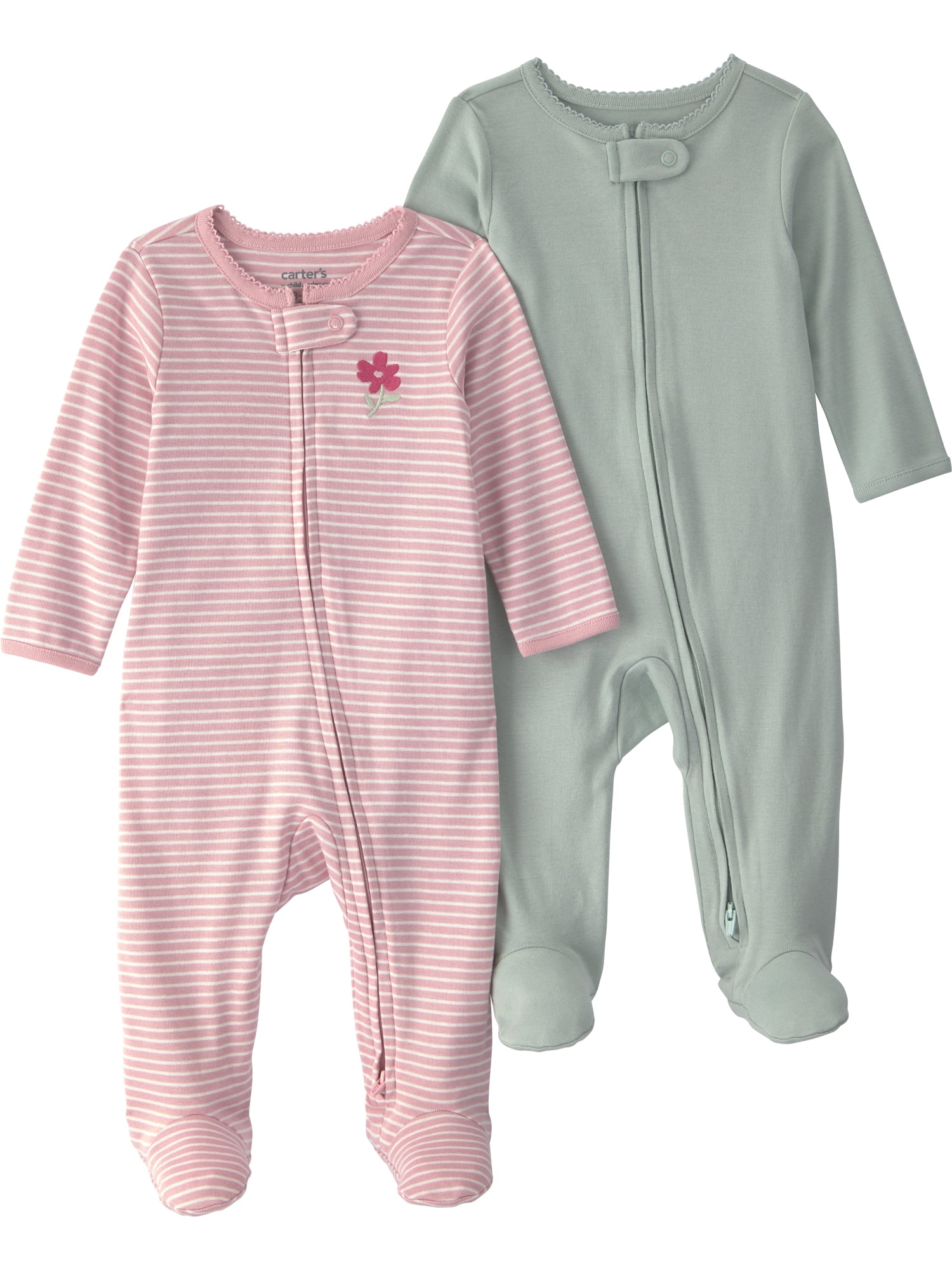 Carter's Child of Mine Baby Sleep 'N Play, 2-Pack, Sizes, Preemie-6/9 Months