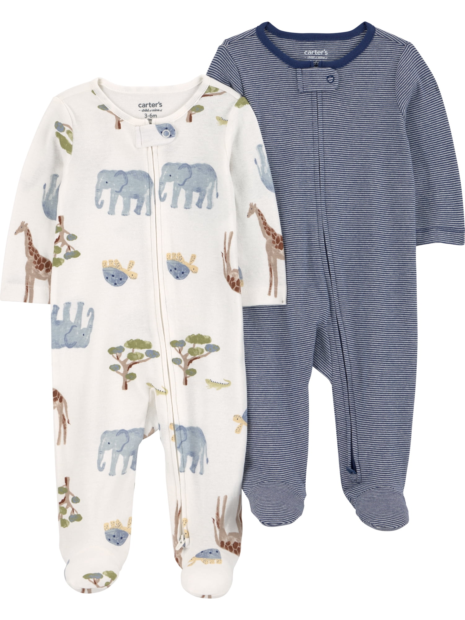 Baby Sleep N Play, 2-Pack, Sizes Preemie-6/9 Months