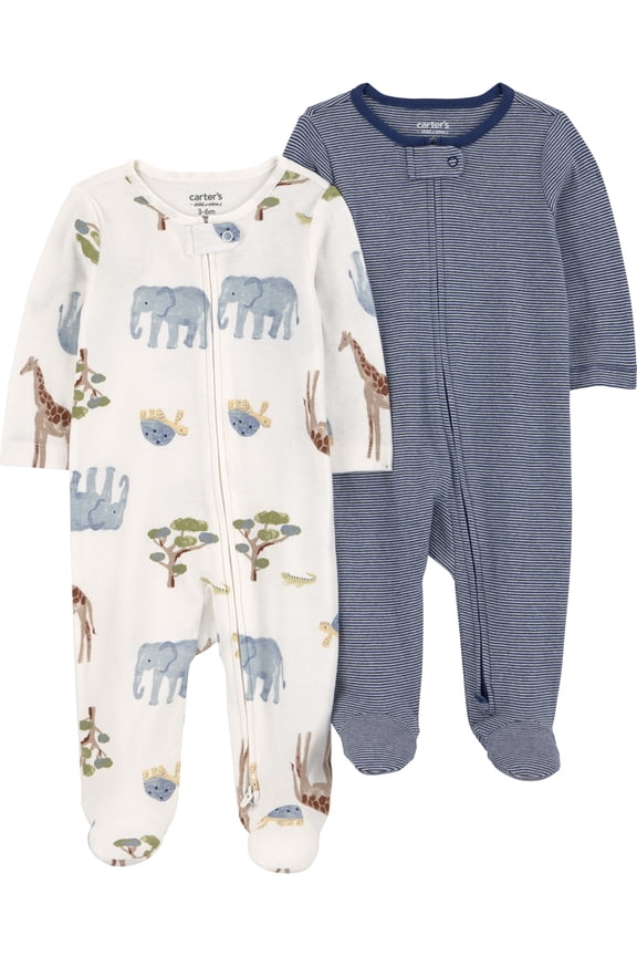 Baby Sleep 'N Play, 2-Pack, Sizes Preemie-6/9 Months