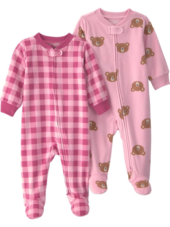 Baby Sleep 'N Play, 2-Pack, Sizes, Preemie-6/9 Months