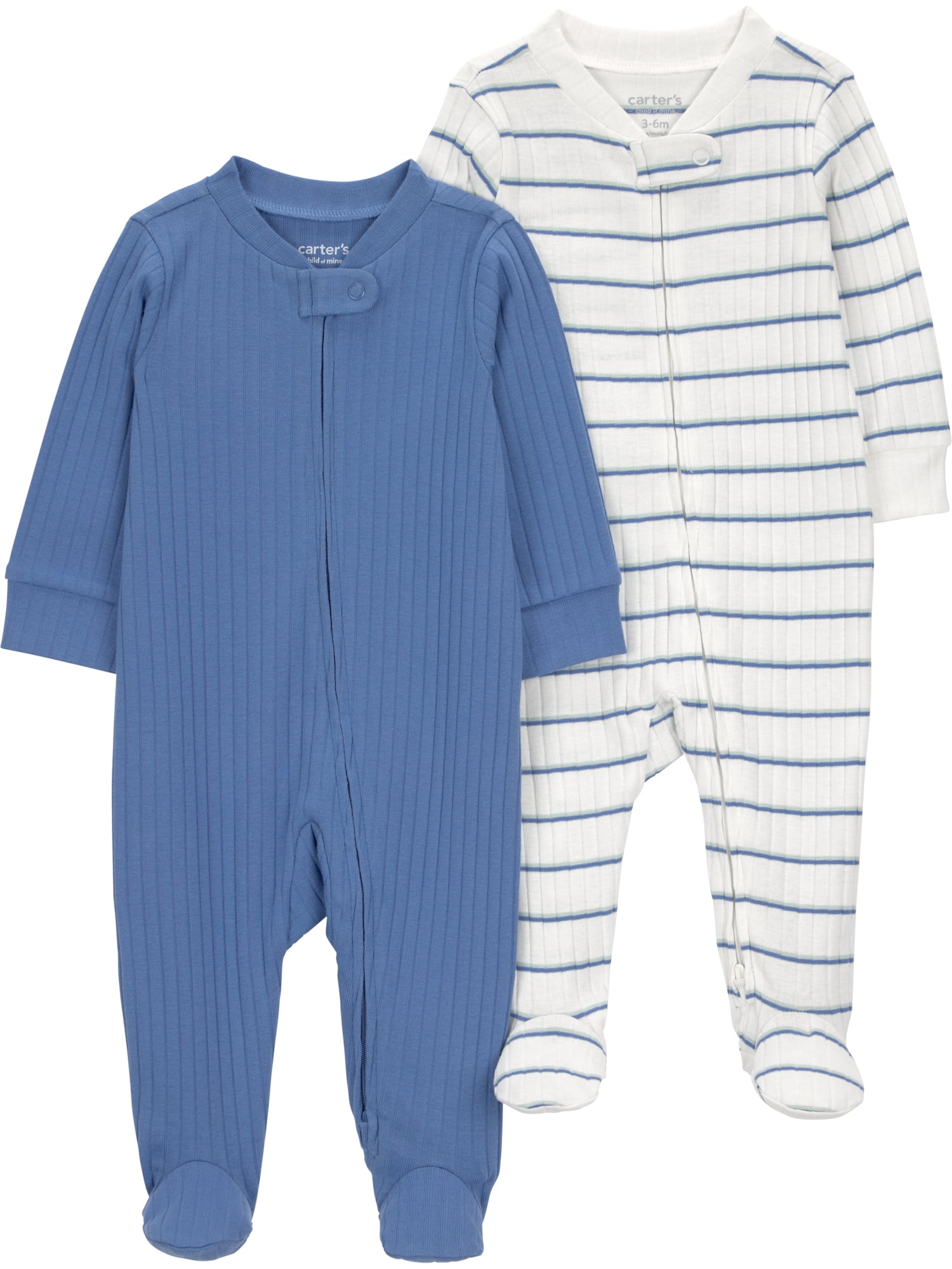 Carter's Child of Mine Baby Sleep 'N Play, 2-Pack, Sizes Preemie-6/9 Months