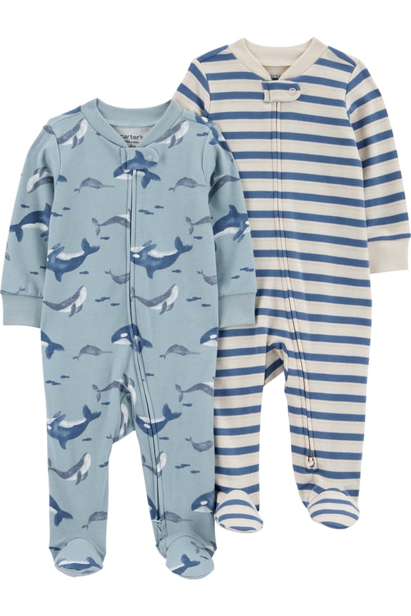 Baby Sleep N Play, 2-Pack, Sizes Preemie-6/9 Months