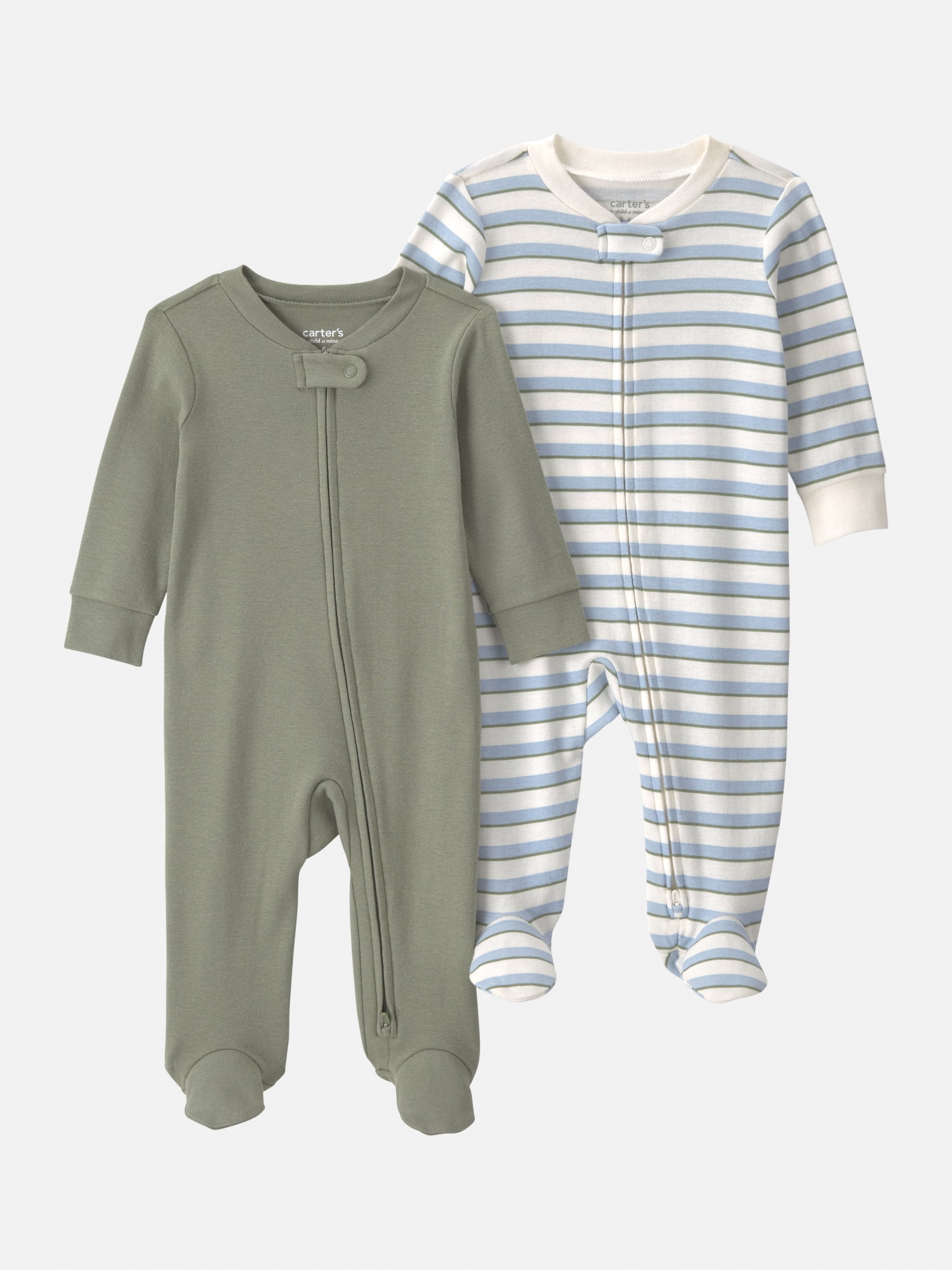 Carter's Child of Mine Baby Sleep 'N Play, 2-Pack, Sizes, Preemie-6/9 Months