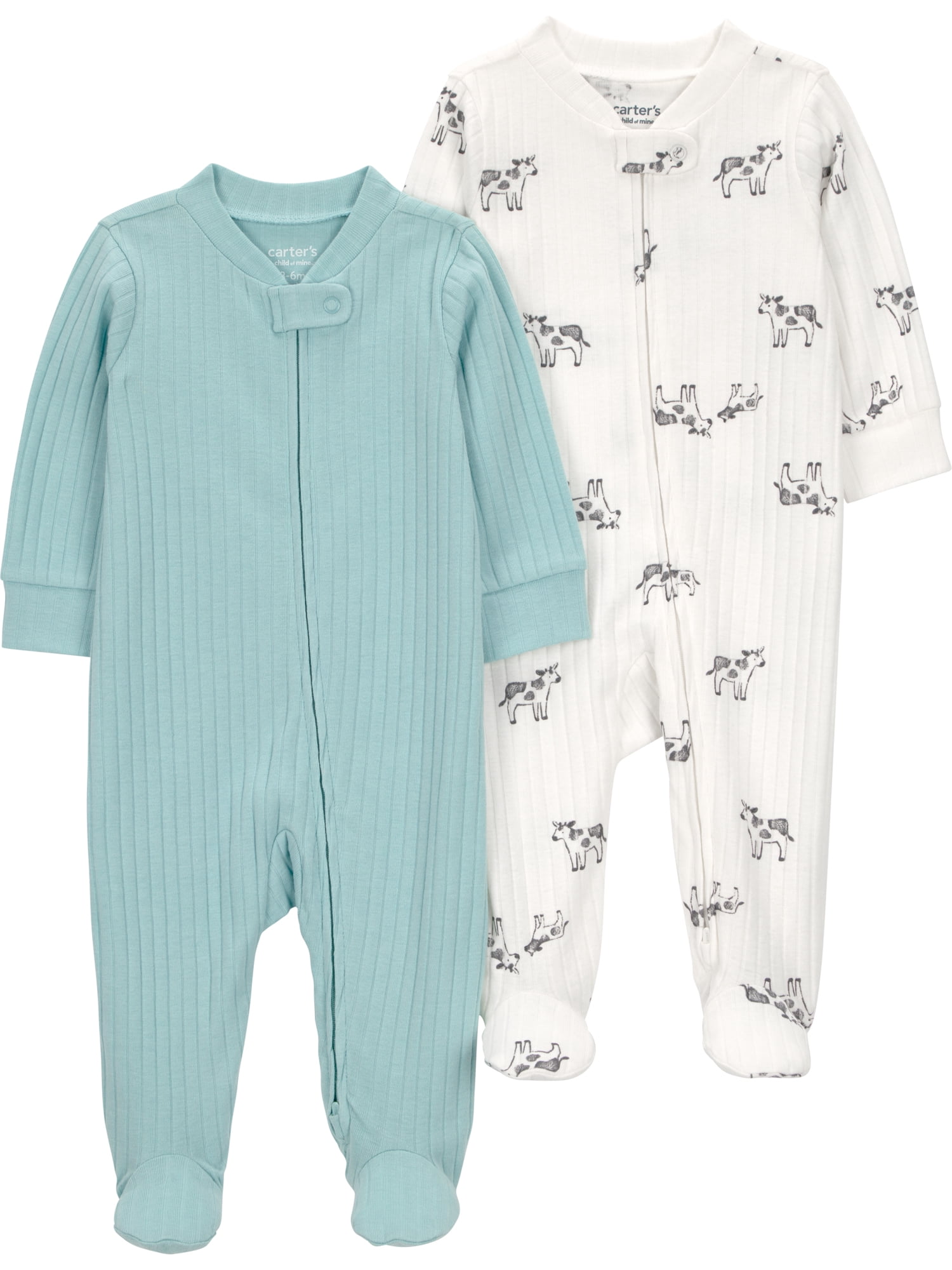Carter's Child of Mine Baby Sleep 'N Play, 2-Pack, Sizes Preemie-6/9 Months