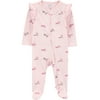 Actual Color: Pink Birds, Clothing Size: 3-6 Months