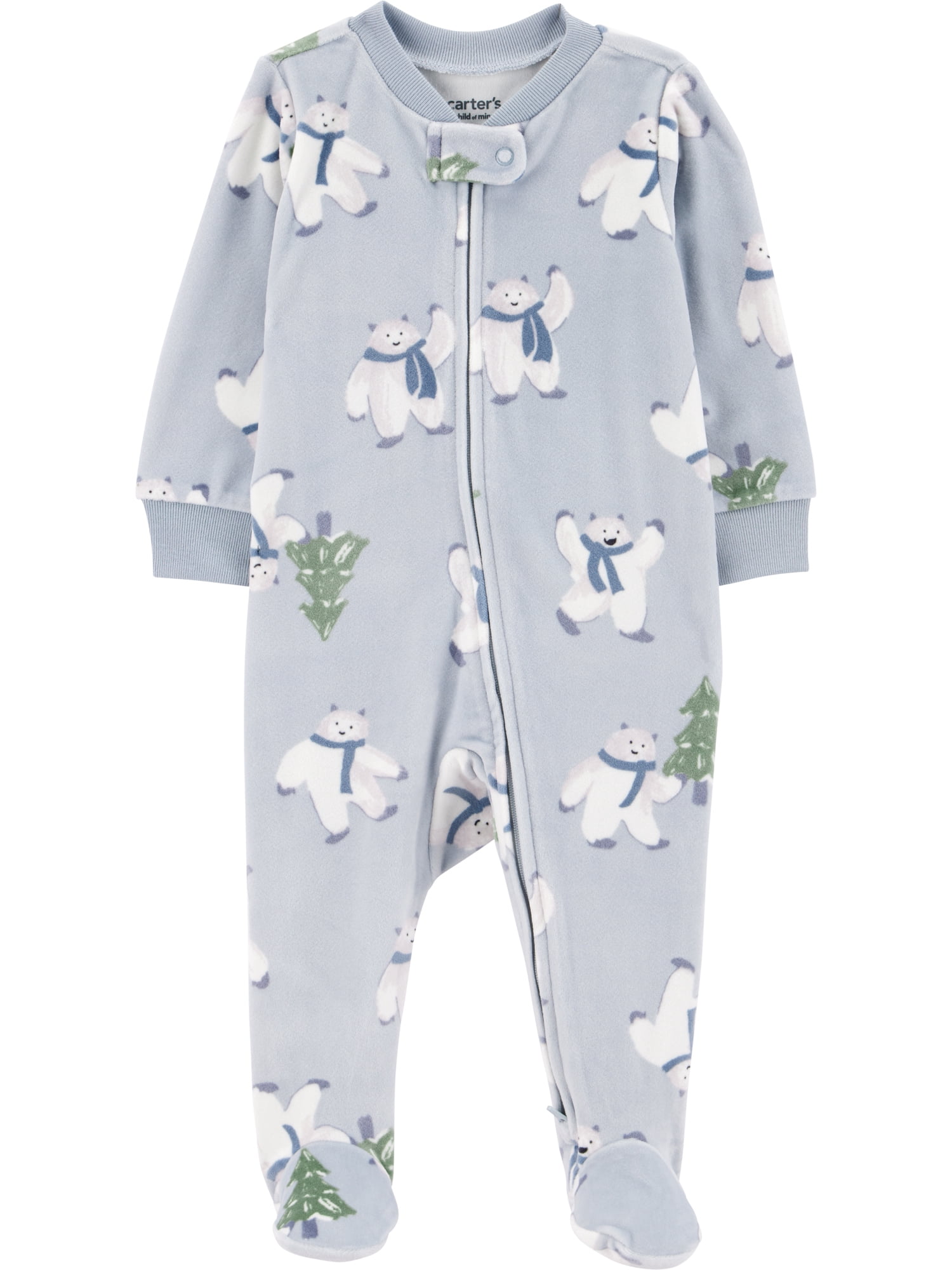 Carter's Child of Mine Baby Cozy Sleep N Play, Single & 2 Pack, Sizes Preemie-6/9 Months